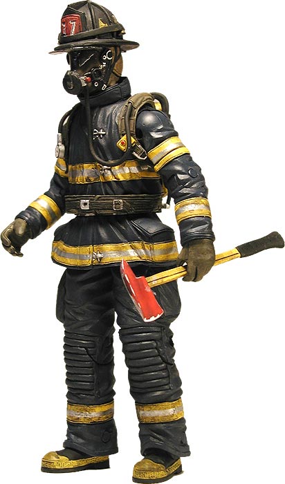 firefighter action figure delineation